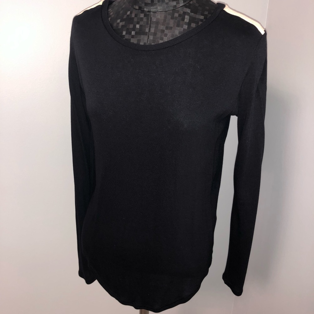 Aiko snakeskin shoulder sweater